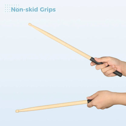 Cardio Drumming Set | Pelota de Balance con Bomba + Sticks 90 g – Ejercicio Aeróbico, Pilates, Yoga y Embarazo