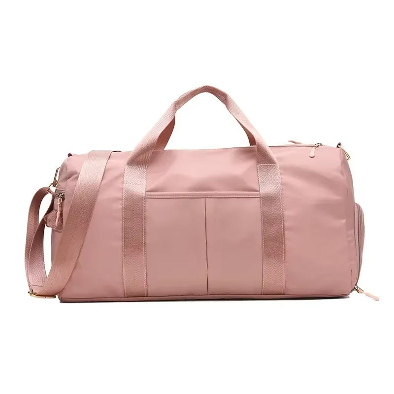 Bolsa Deportiva Impermeable de Nylon – Gym & Viaje con Compartimento para Zapatos (Unisex)