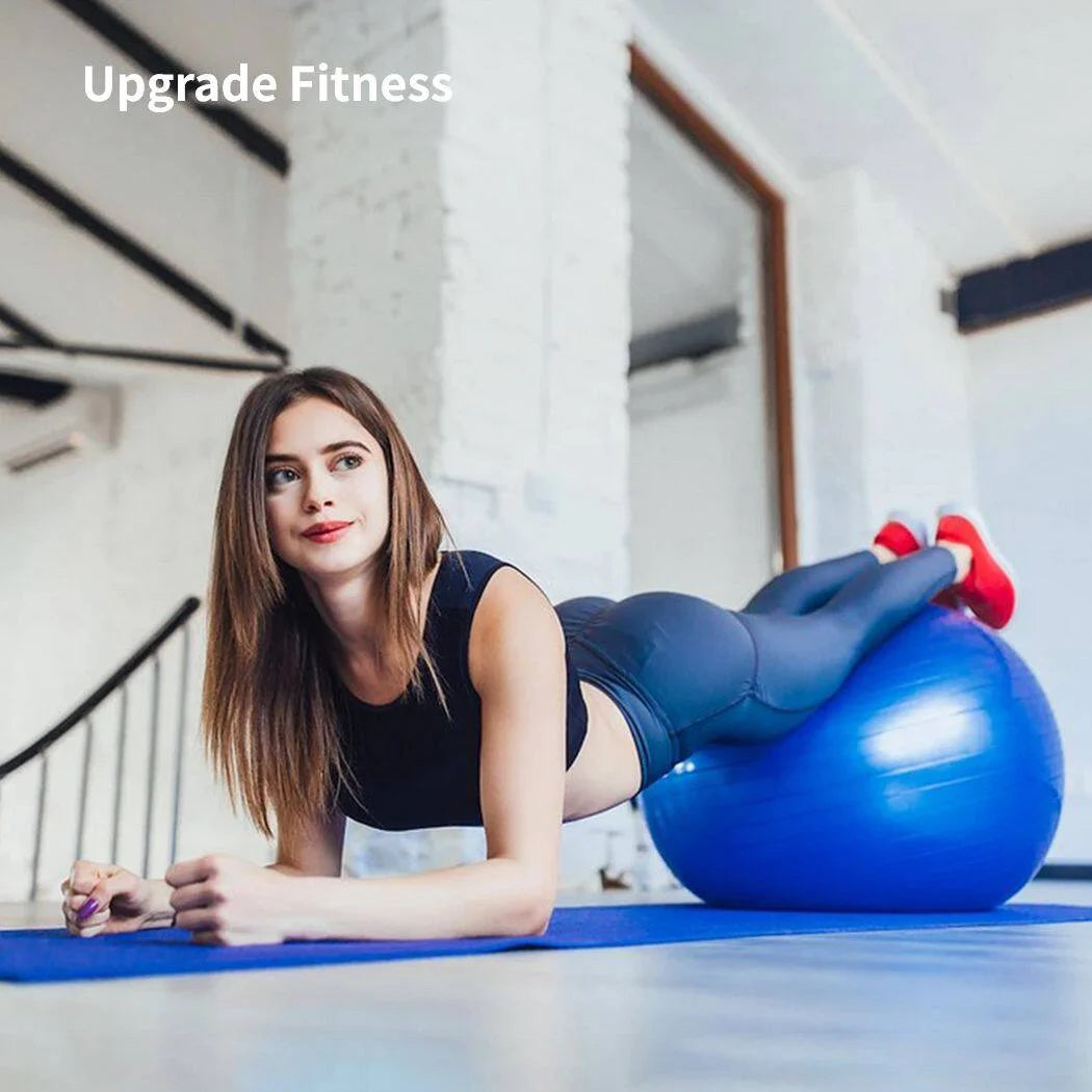 Cardio Drumming Set | Pelota de Balance con Bomba + Sticks 90 g – Ejercicio Aeróbico, Pilates, Yoga y Embarazo