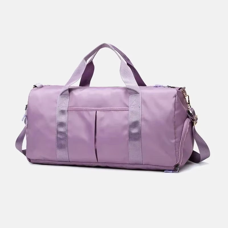 Bolsa Deportiva Impermeable de Nylon – Gym & Viaje con Compartimento para Zapatos (Unisex)