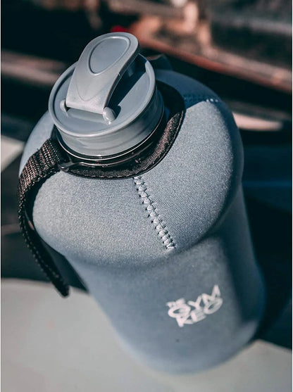 Gym Keg | Botella Deportiva Insulada 2.2 L (74.4 oz) – Media Galón Portátil